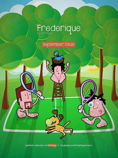 Frederique: cover for September 2012