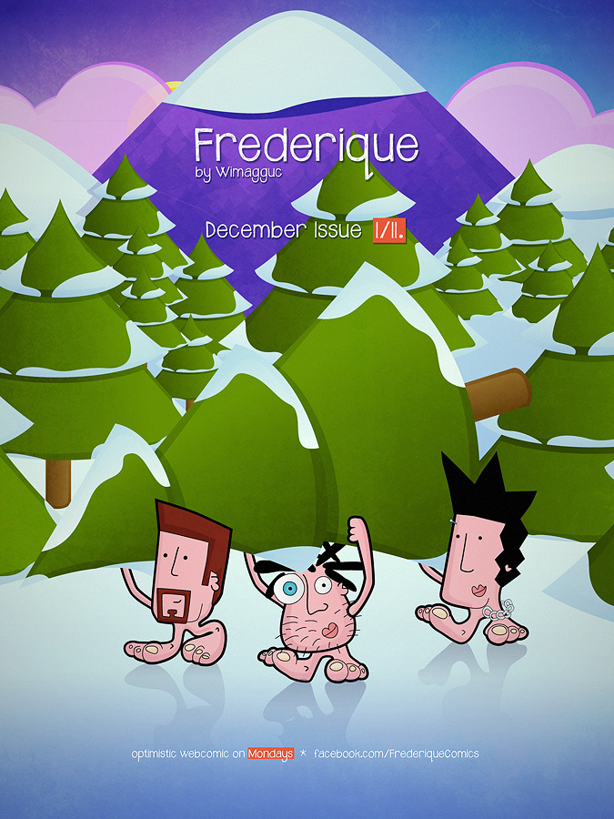 Covers: December 2012 - Frederique, the optimistic webcomic